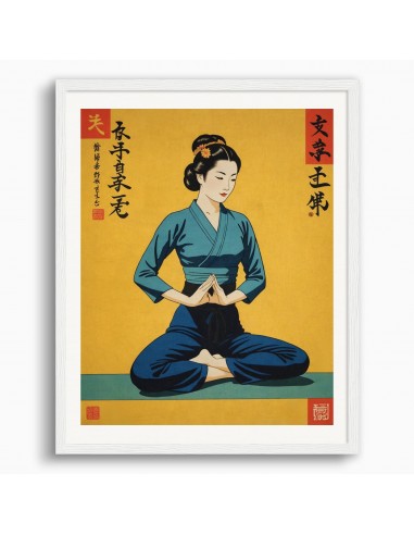 Japanese vintage poster, Yoga - Poster meilleur choix