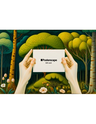 Posterscape gift card destockage