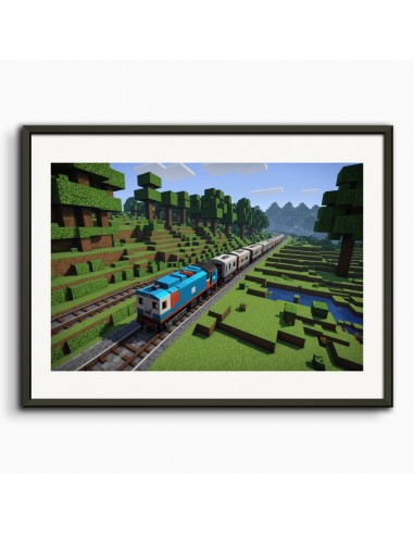 Minecraft, Train - Affiche de la marque