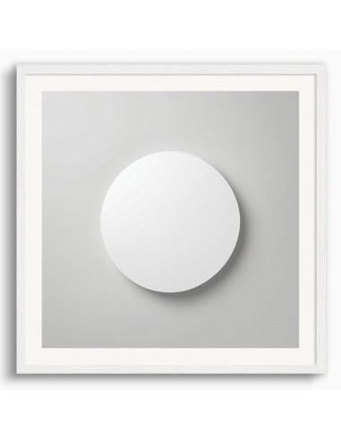 L'art du minimalisme, un cercle - Affiche Véritable concentré